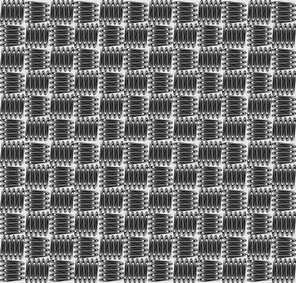 Abstract checkered geometric background. Tiled monochrome texture. Line seamless pattern. vector