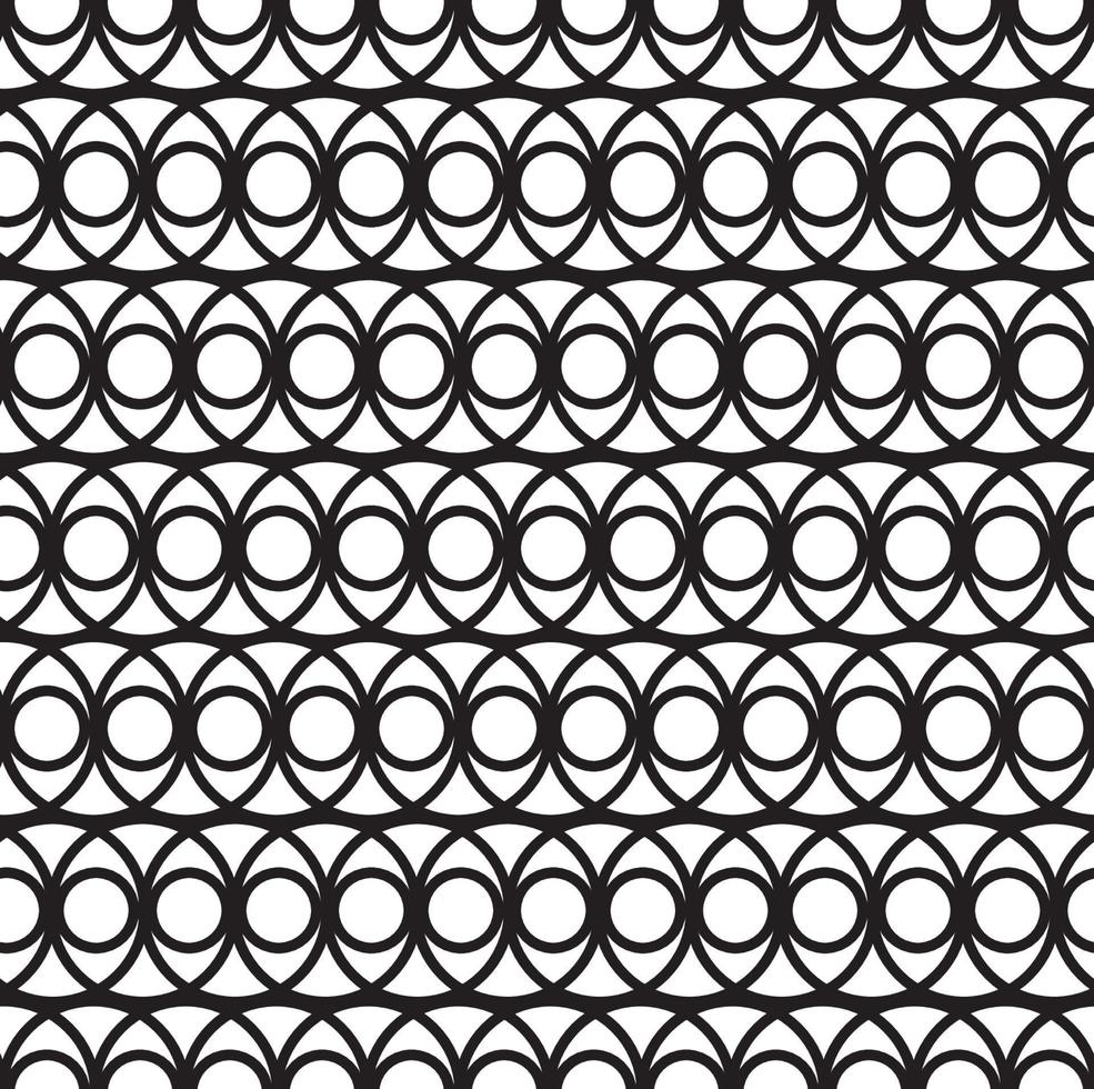 Abstract geometric seamless pattern. Swirl Line tile ornament vector