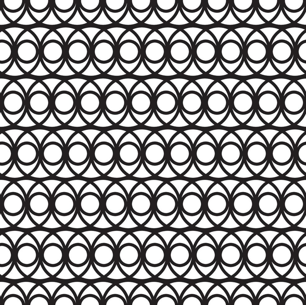 Abstract geometric seamless pattern. Swirl Line tile ornament vector