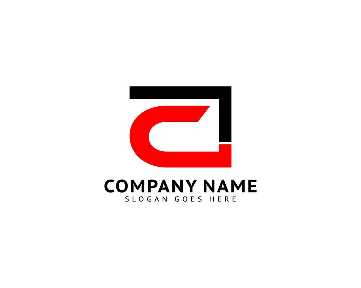 Initial Letter CA Logo Template Design vector