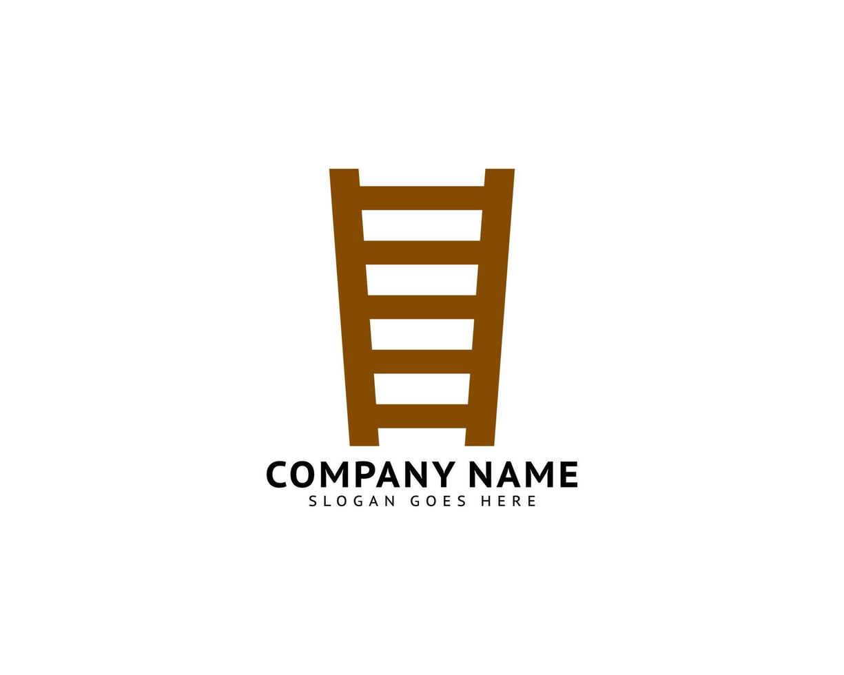 Stairs logo vector element design