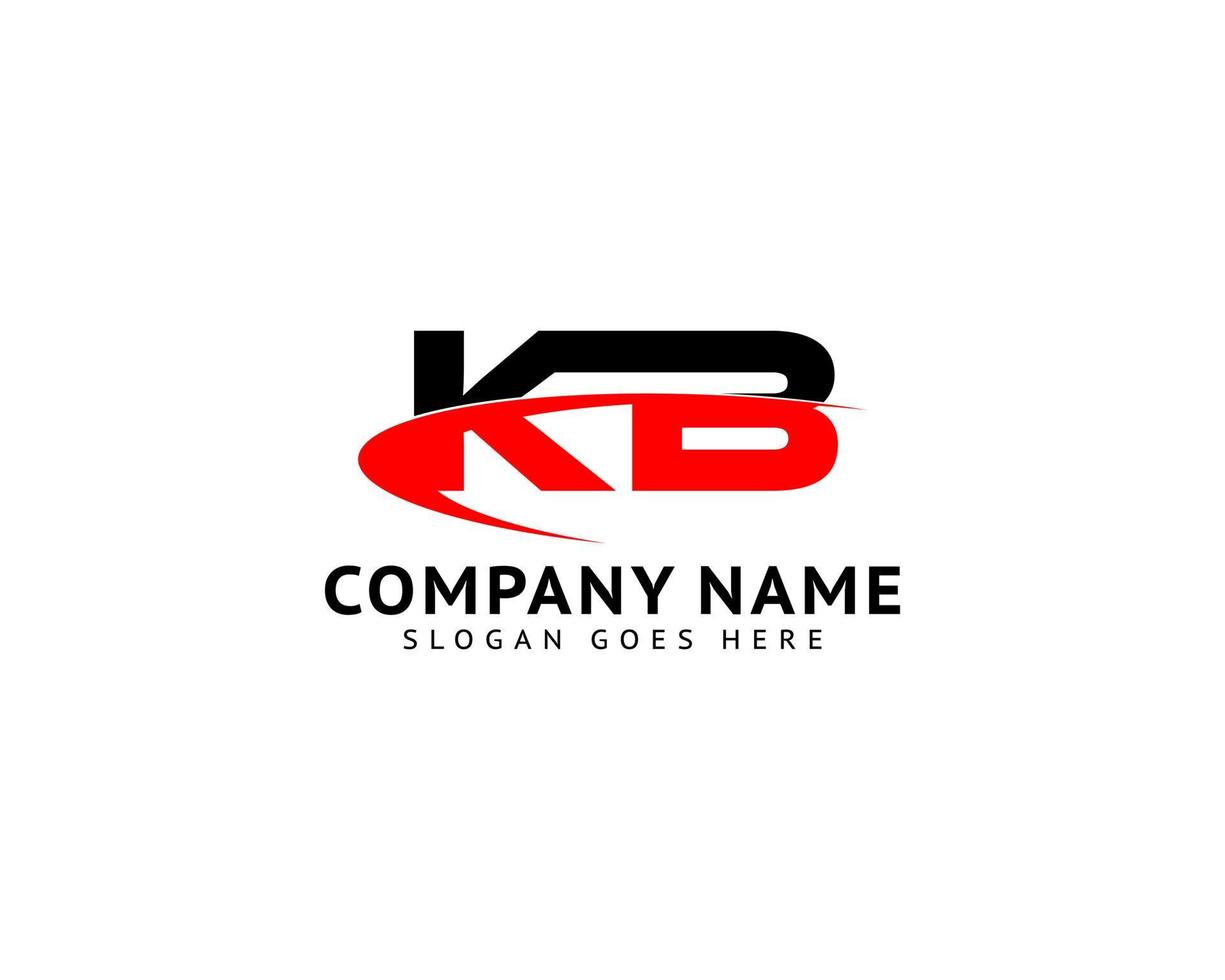 Initial Letter KB Logo Template Design vector