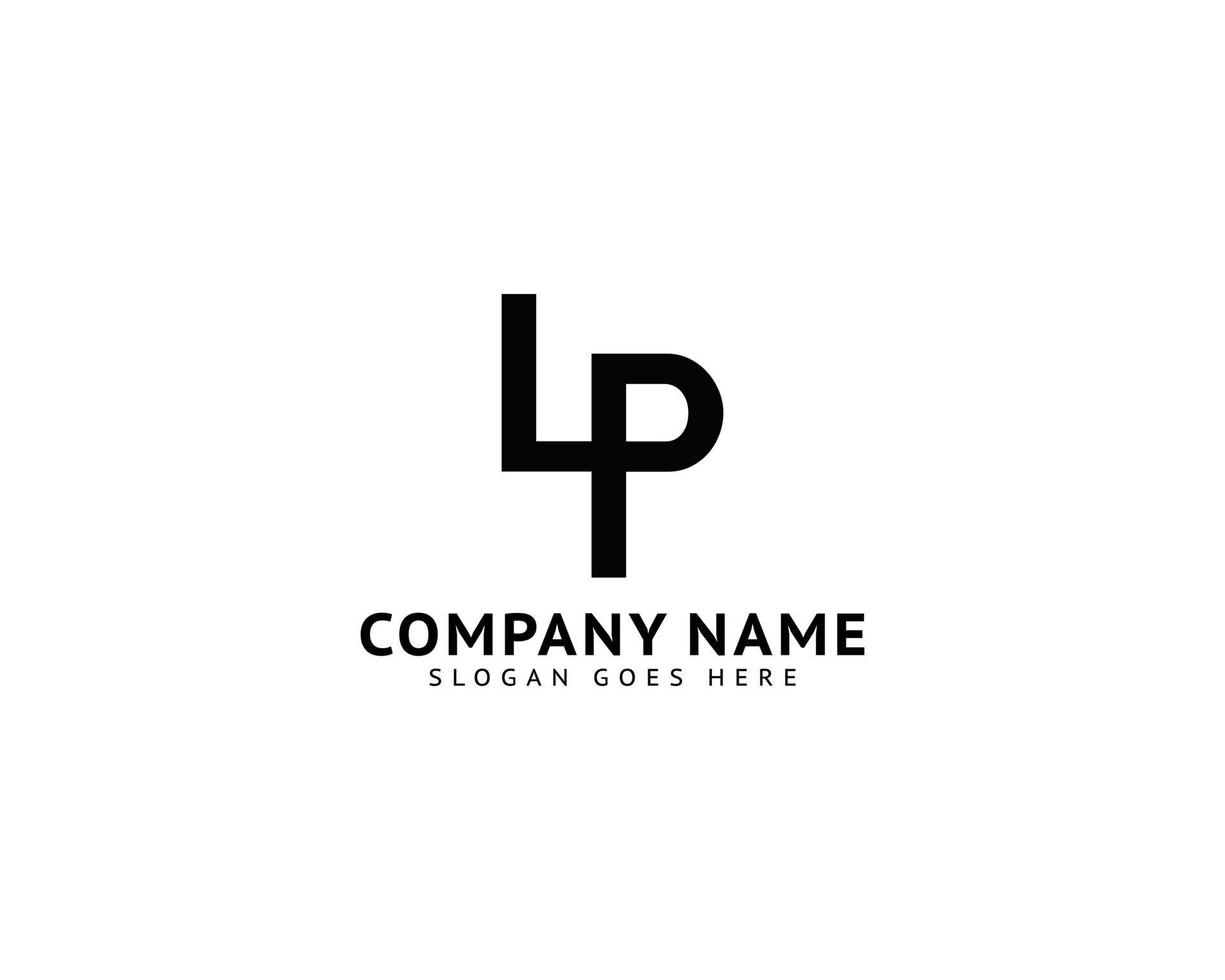 Initial Letter LP Logo Template Design vector