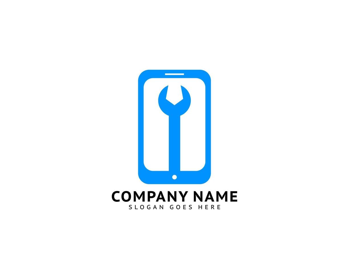 Mobile Repair Logo Design Template vector