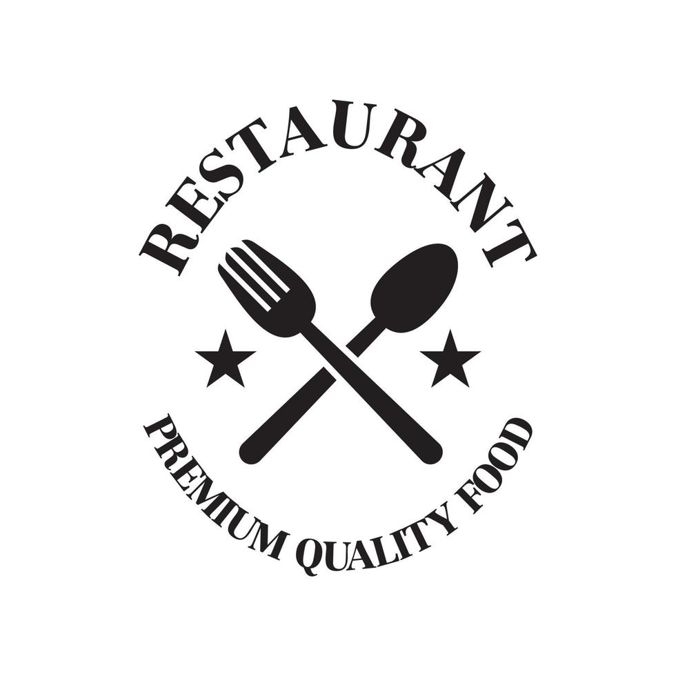 vector de restaurante, vector de logotipo de comida