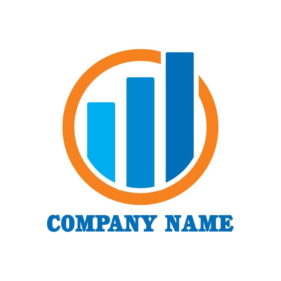 financial logo , graph logo vector