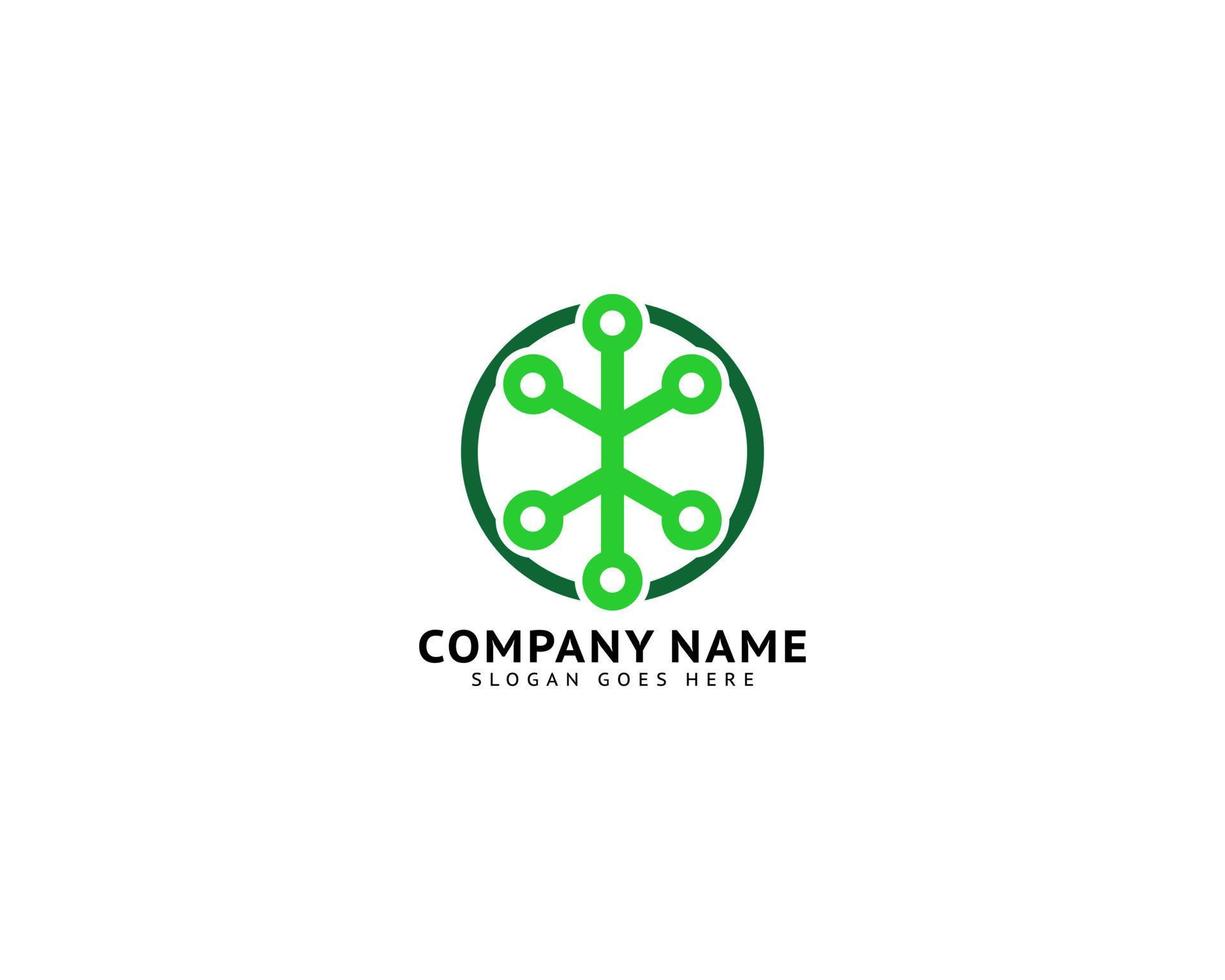 Circuit Logo Template Vector Illustration Icon Design