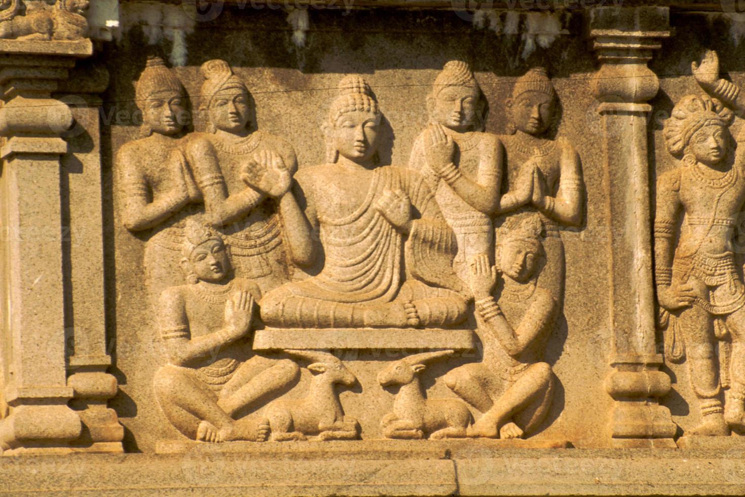 Buddha with Disciples photo