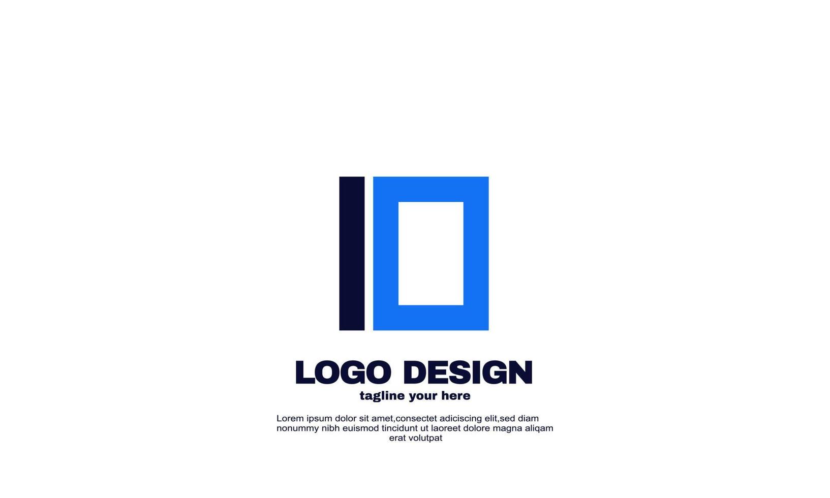 stock abstract modern eye catching identity colorful corporate business logo design template vector