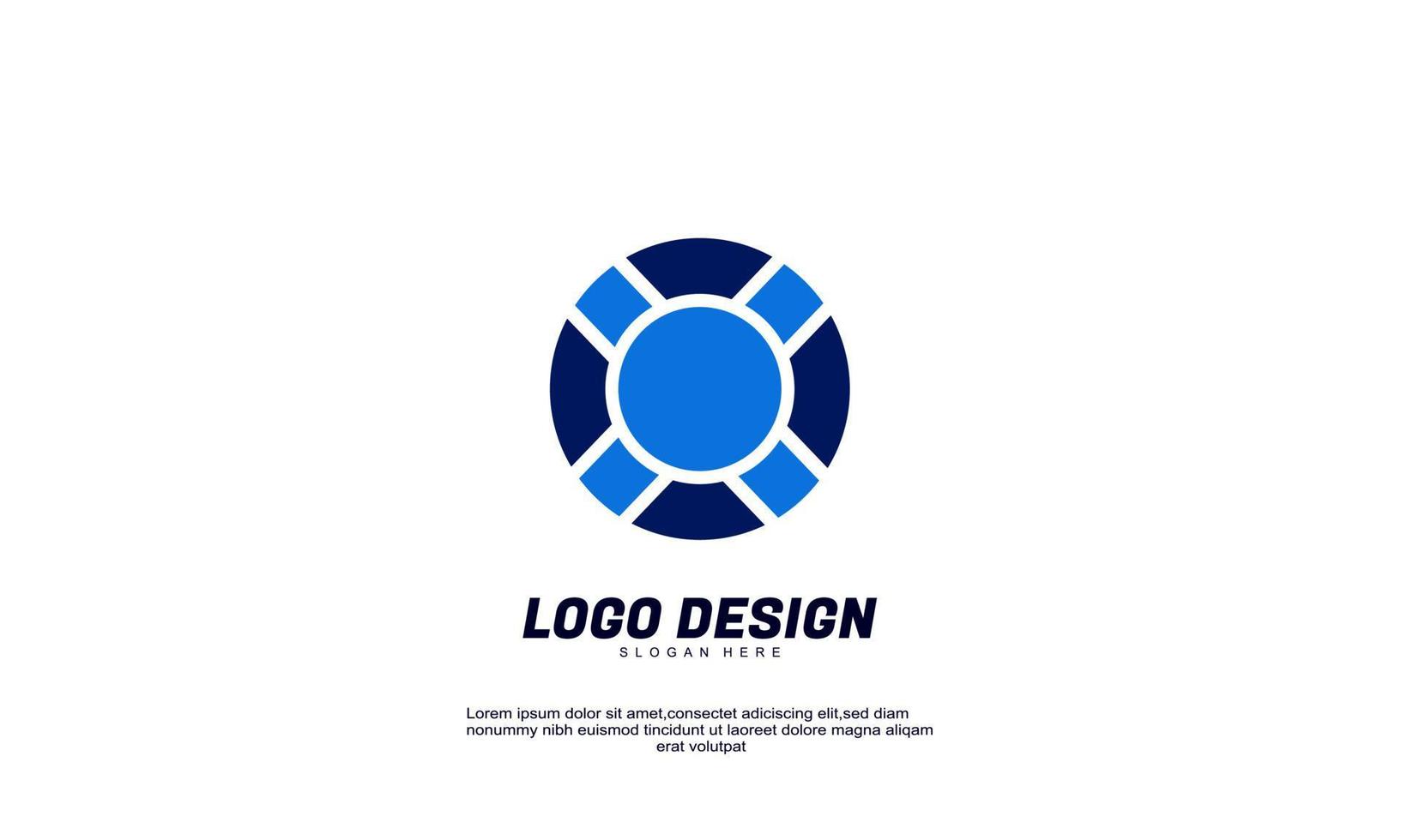 abstract creative idea branding for economy finance company logo design vector