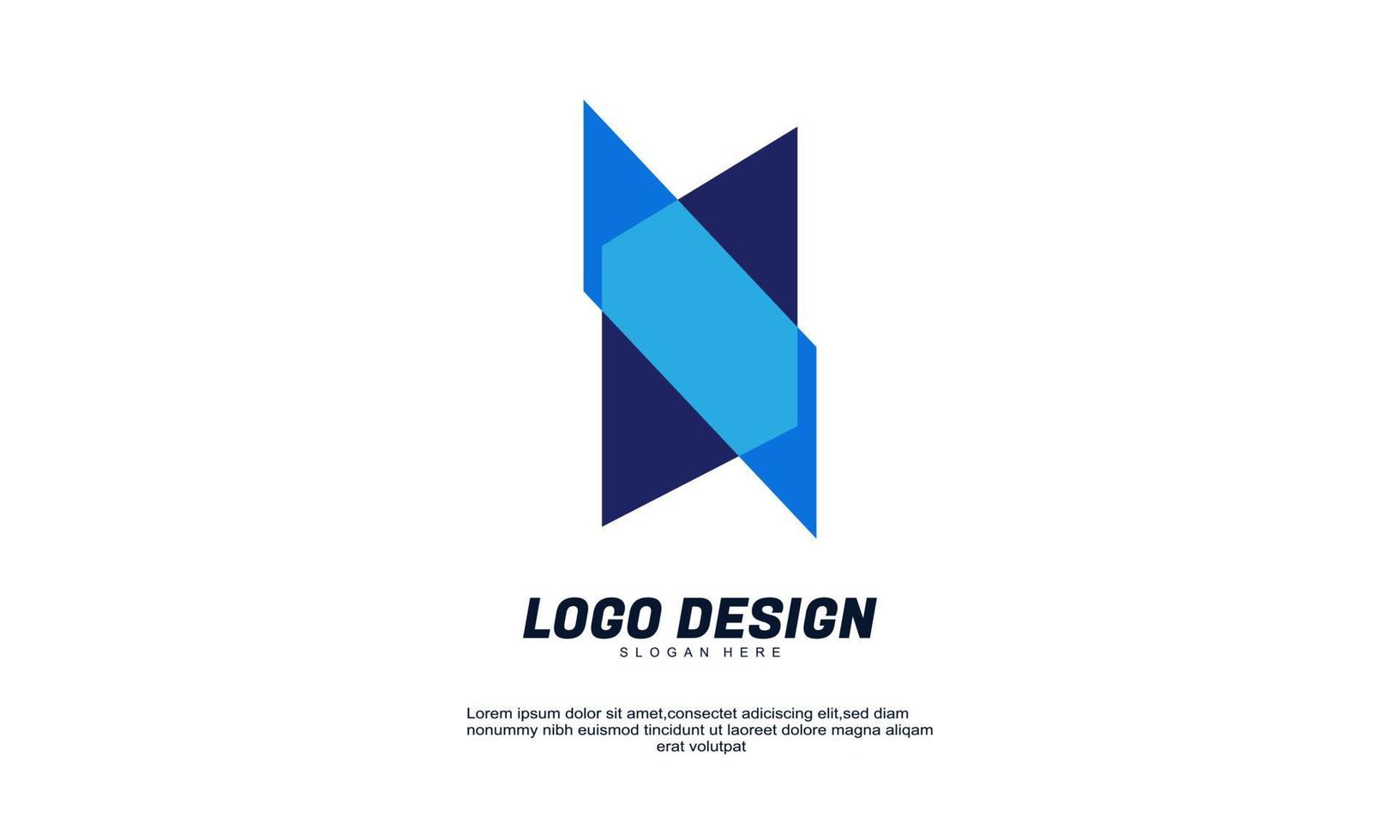 stock creative modern icon design logo design elements best for company business branding identity and logotypes vector