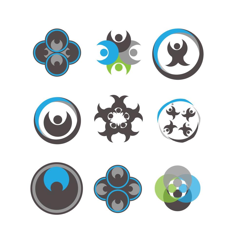 Unity Icon Design Illustration vector