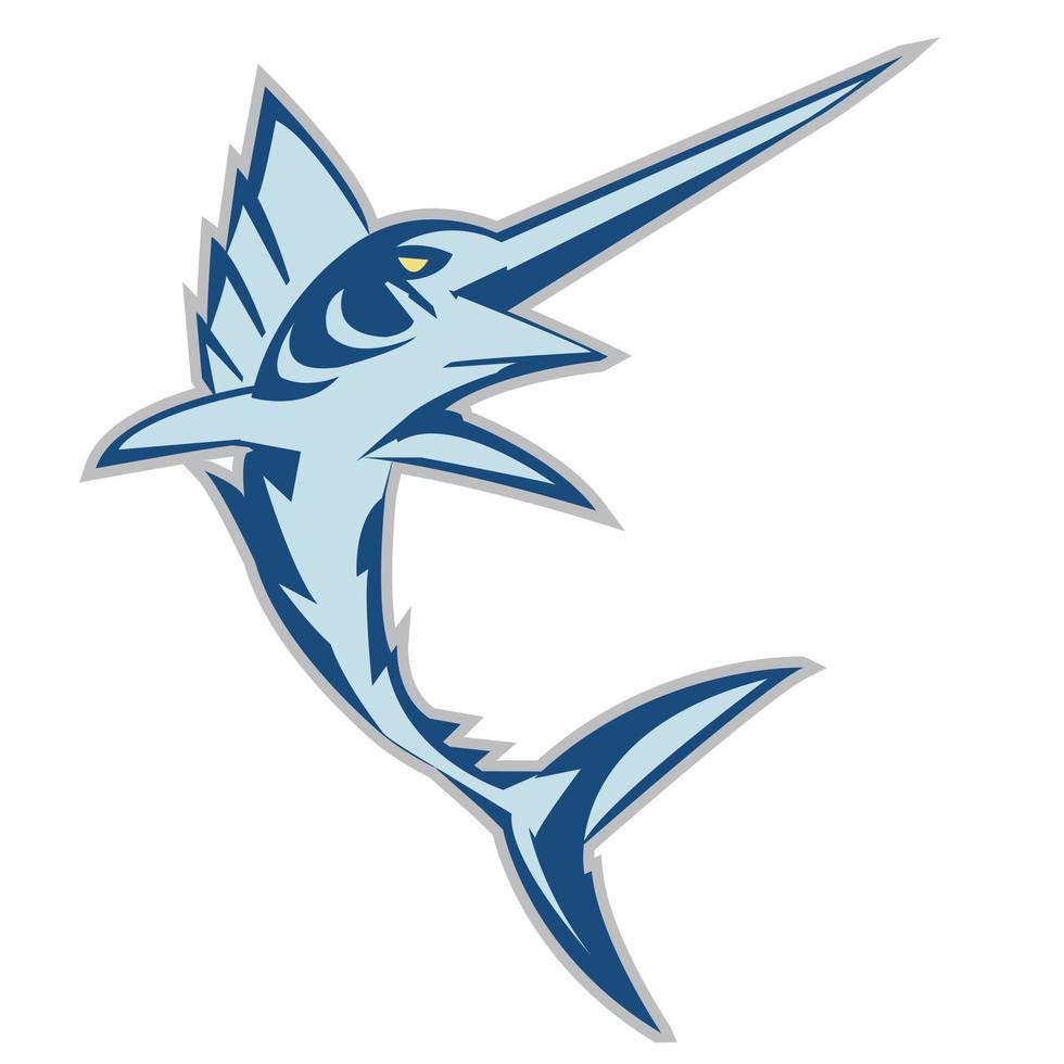 Marlin Fish Design Illustration vector