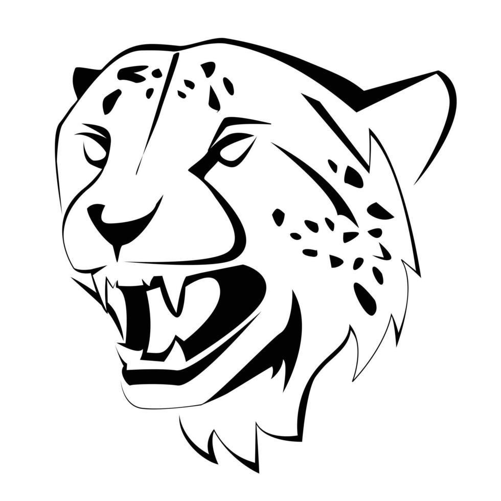 Cheetah Design Illustration vector