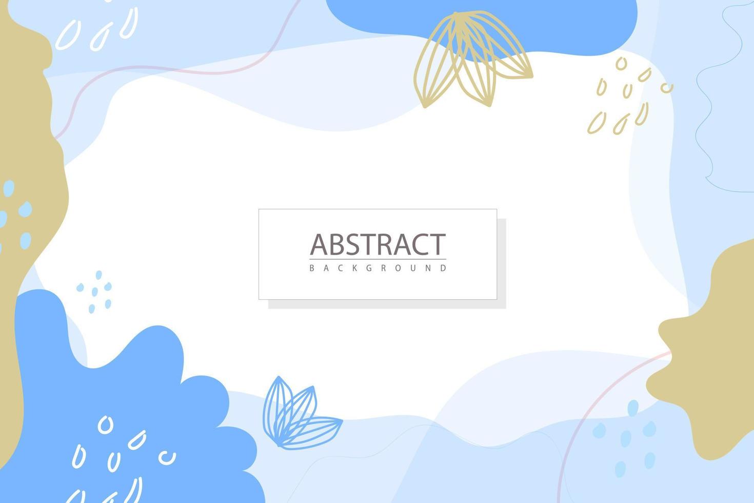 Hand drawn abstract background vector