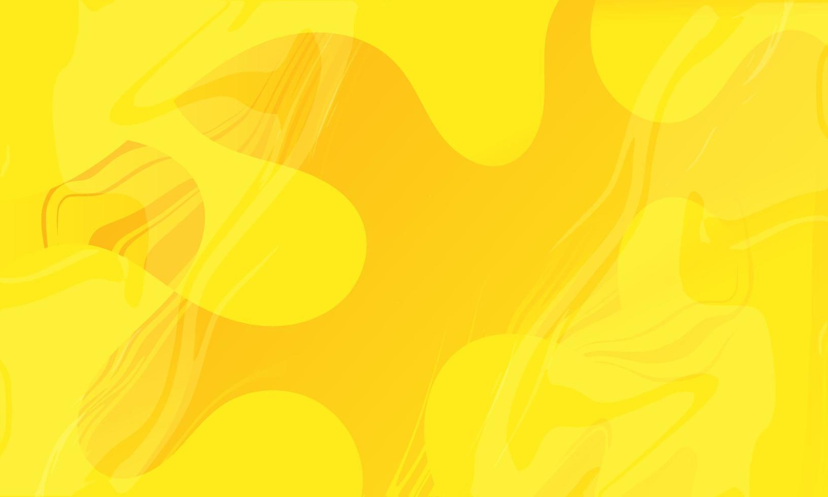 Fondo de onda de fluido amarillo abstracto vector