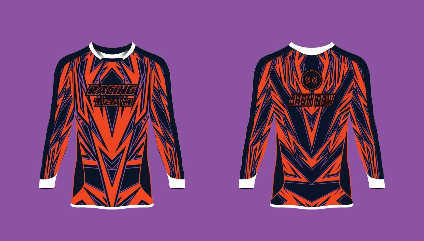 Abstract Sports Wear Stripe Vector Design