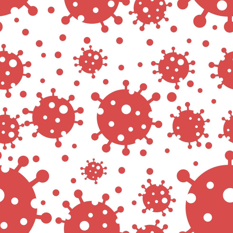 covid19 omicron seamless pattern vector