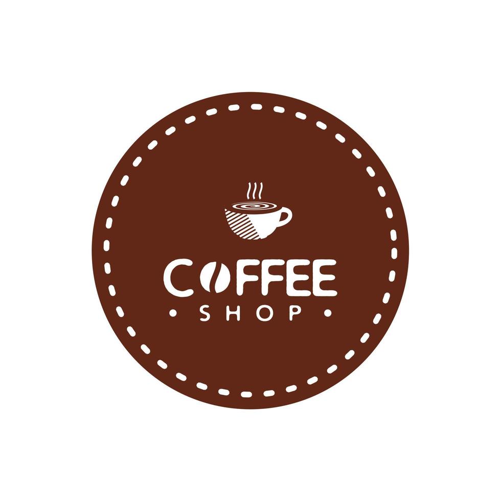 Coffee shop logo vector