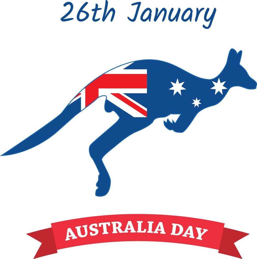 Happy Australia day vector