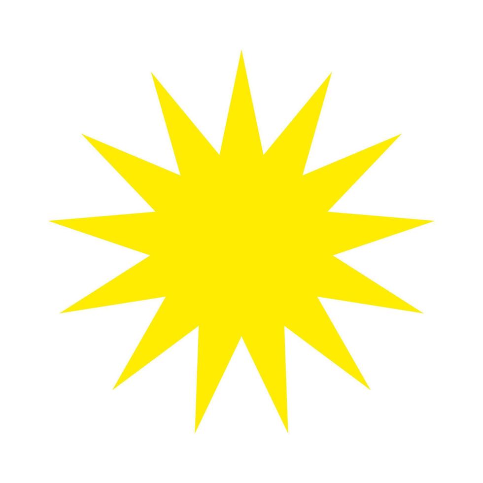 A multi - pointed star vector