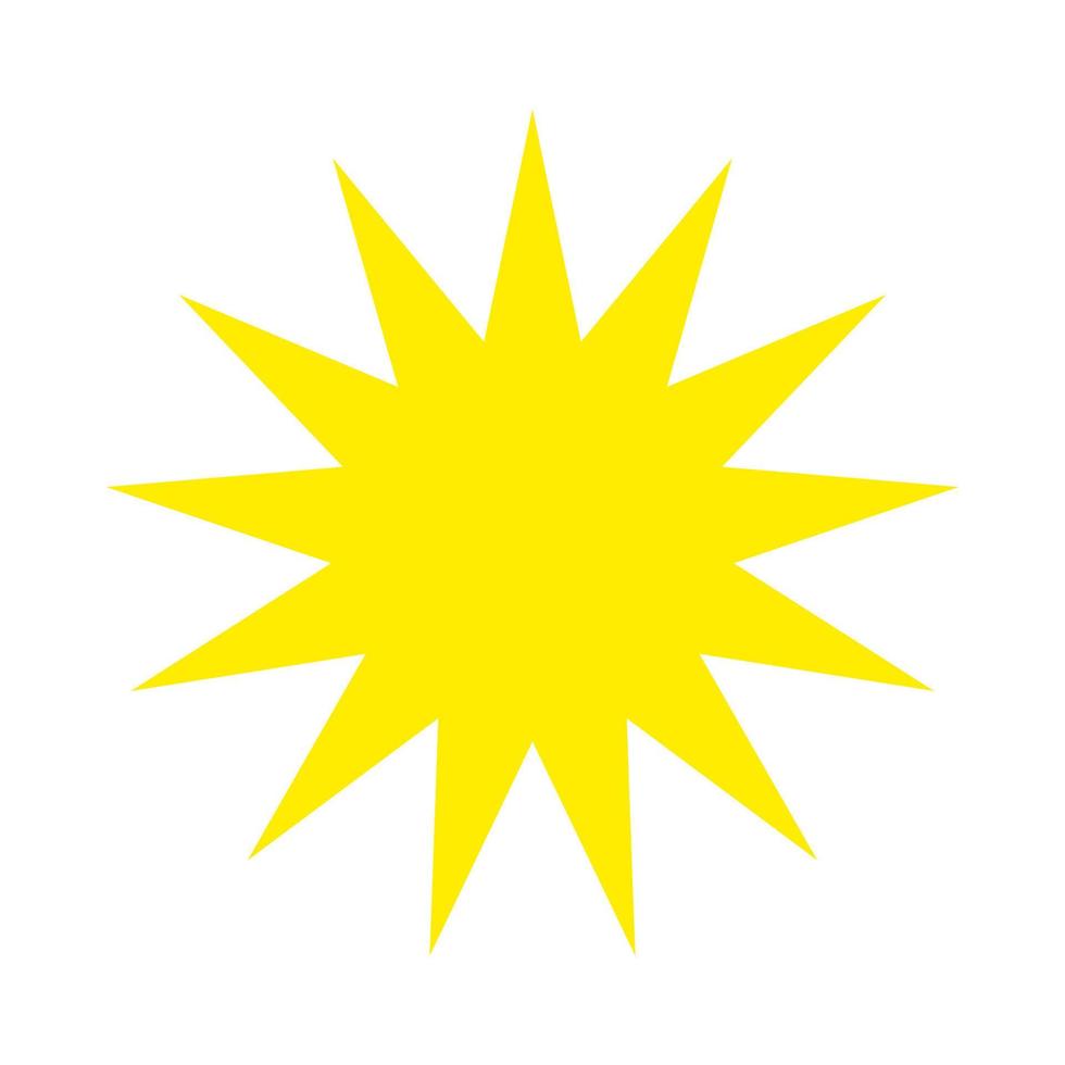 A multi - pointed star vector