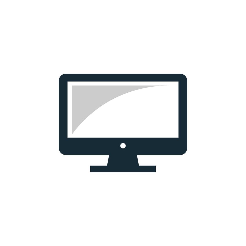 Monitor, LCD, LED Icon Design Template Elements vector