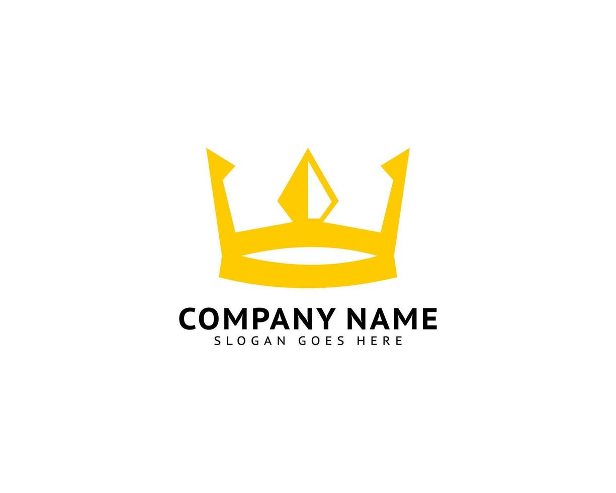 Crown Logo Template Vector Illustration