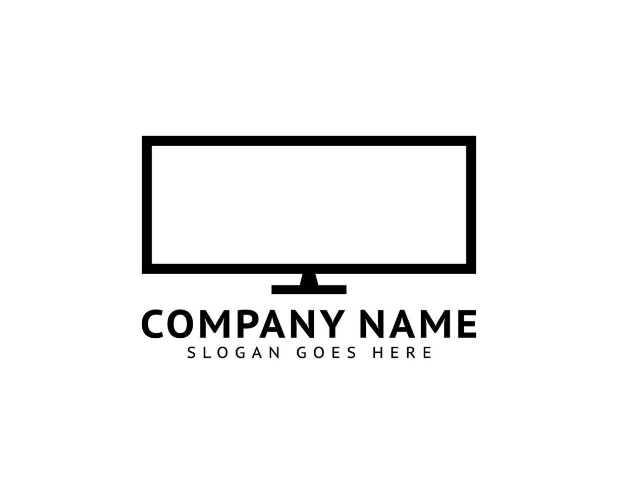 Television Logo Template Design Vector