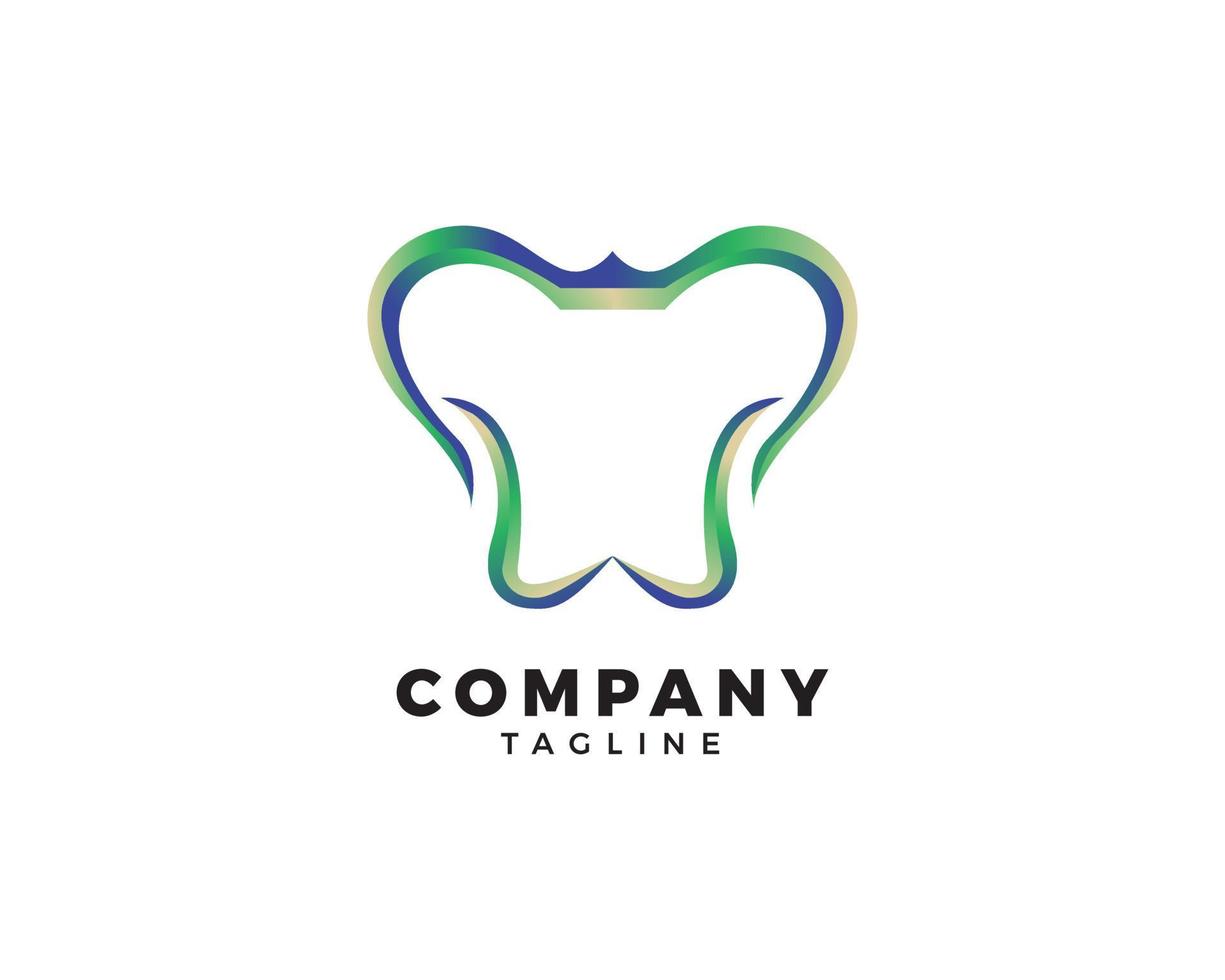 Vector illustration of pelvic bone logo template