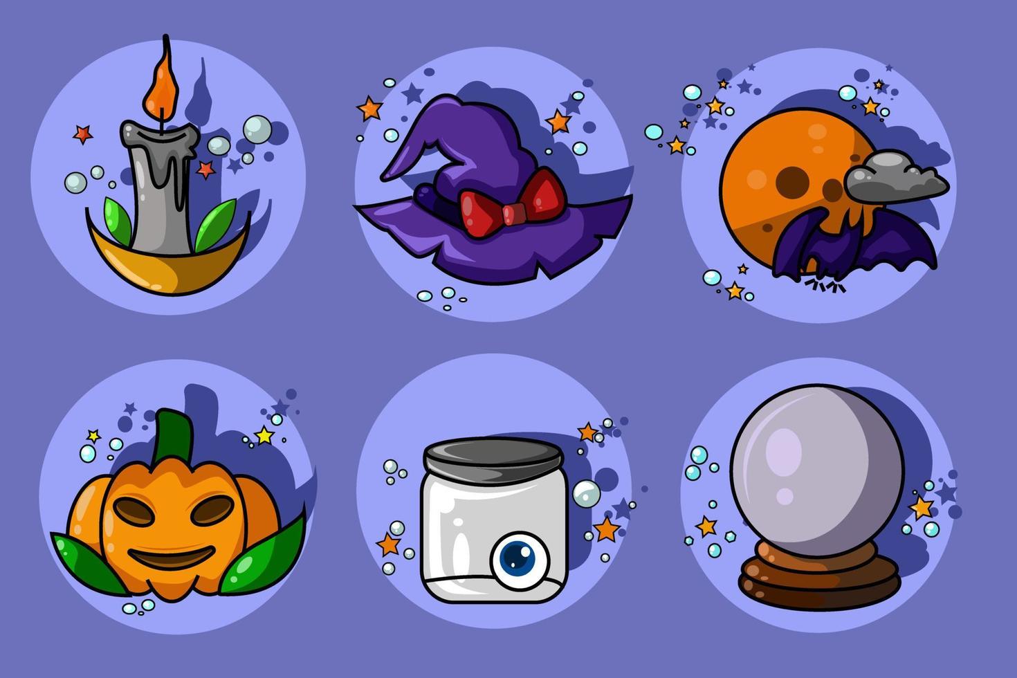 la ilustración de diseño de icono de halloween favorito vector