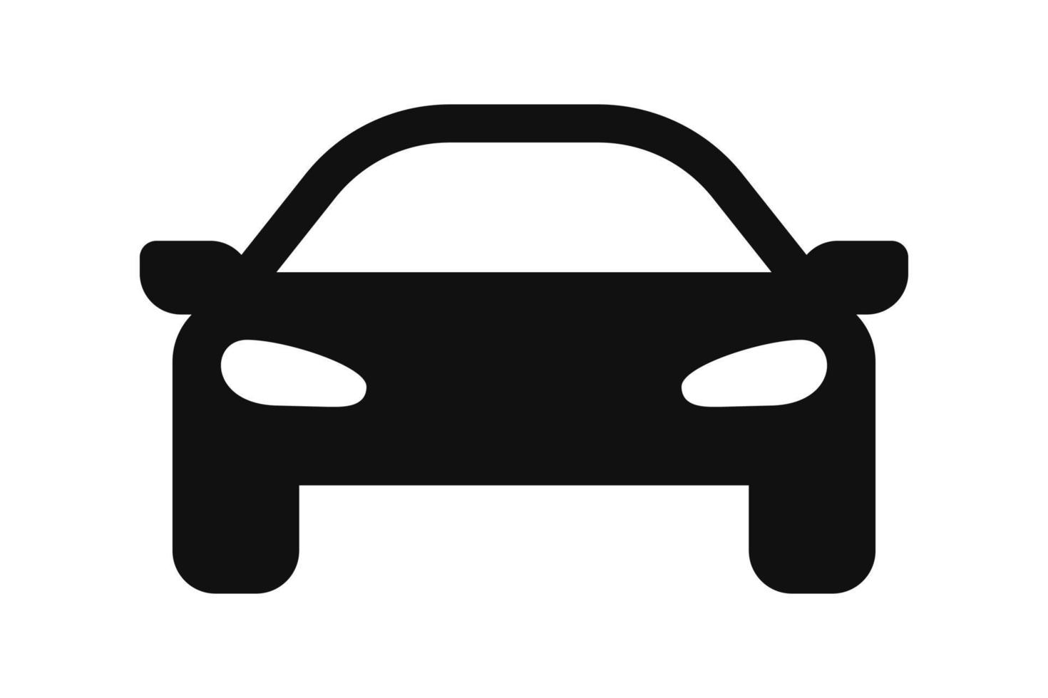 ilustración de vector de icono de coche