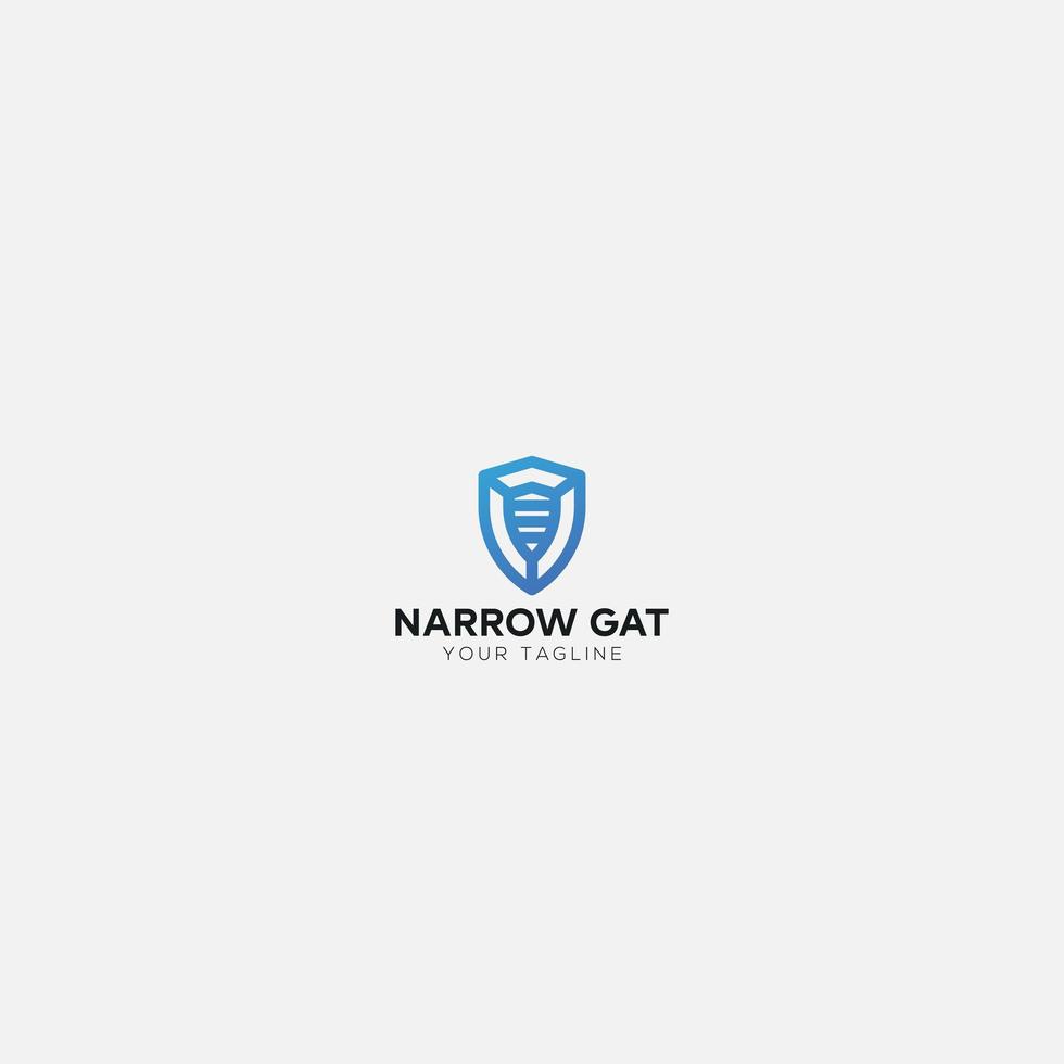 secure shield mask face logo design vector