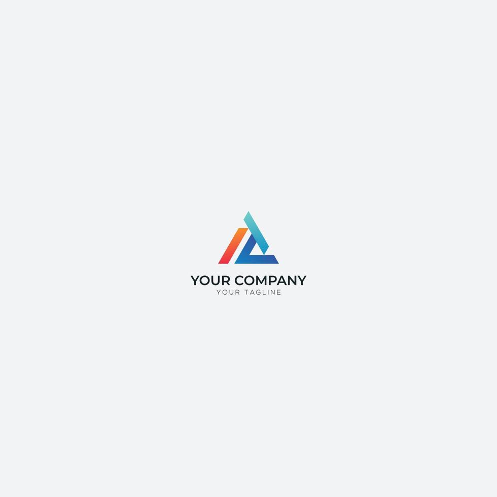 abstract LF Land Forming logo vector