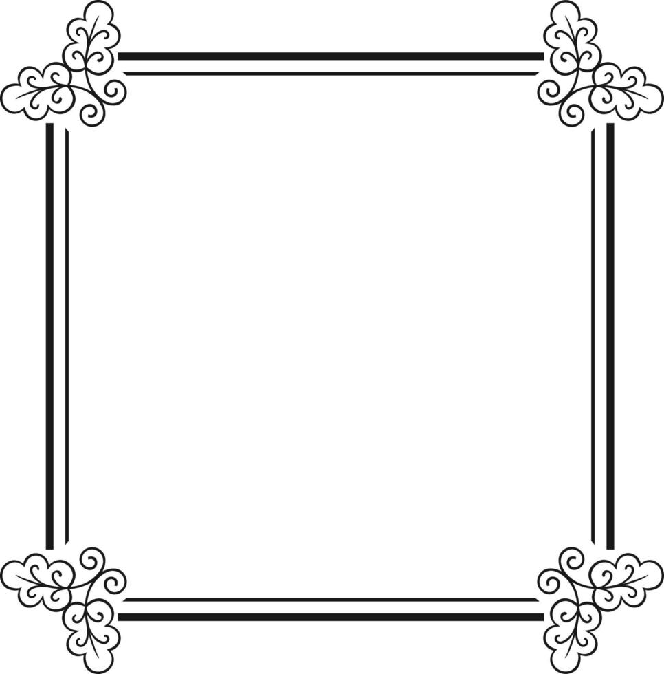 Print Vector drawing of ornamental frames Decorative Ornate Elements Vintage Badges, Labels and Frames