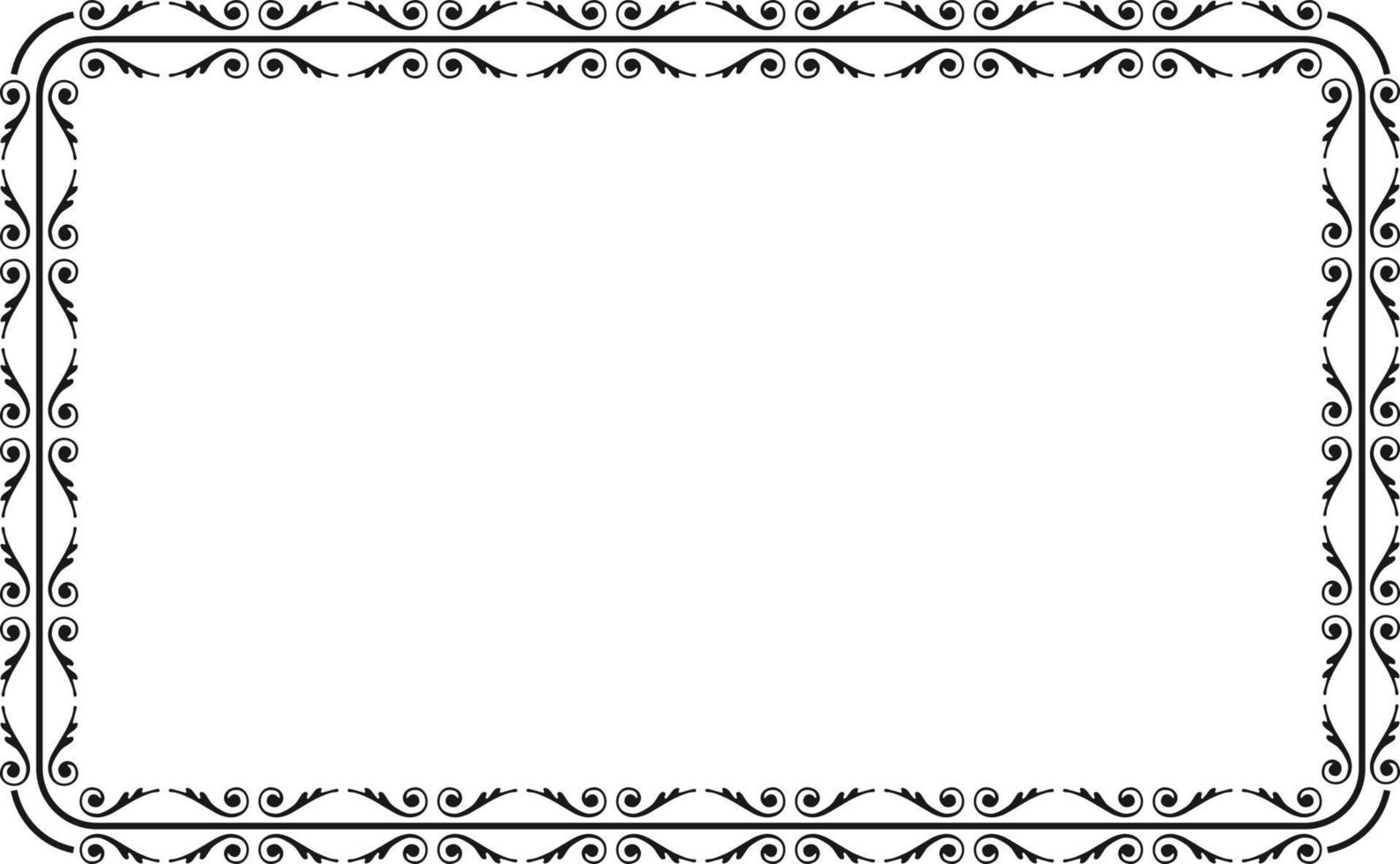 Print Vector drawing of ornamental frames Decorative Ornate Elements Vintage Badges, Labels and Frames