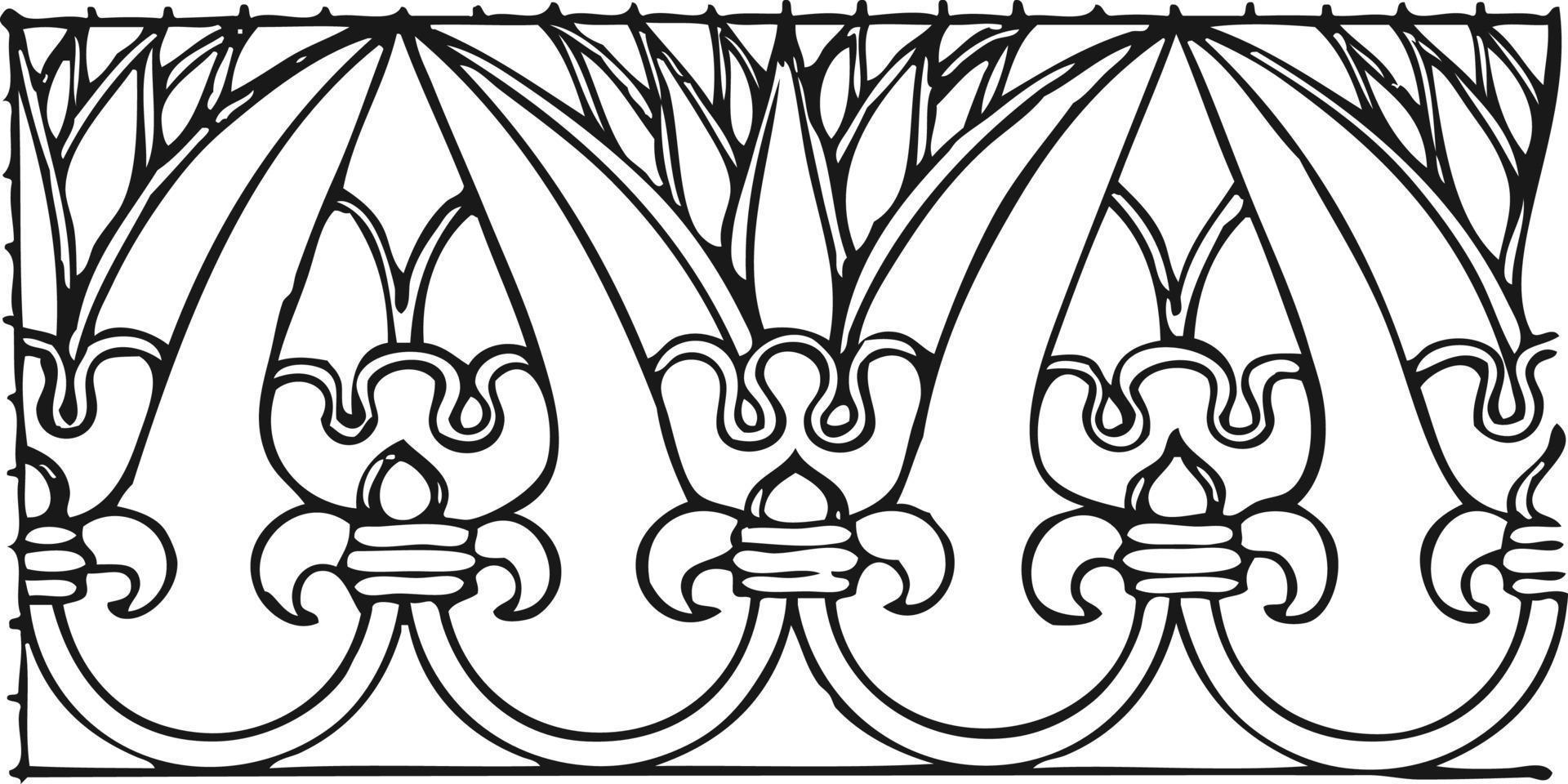 Print Vector drawing of ornamental frames Decorative Ornate Elements Vintage Badges, Labels and Frames