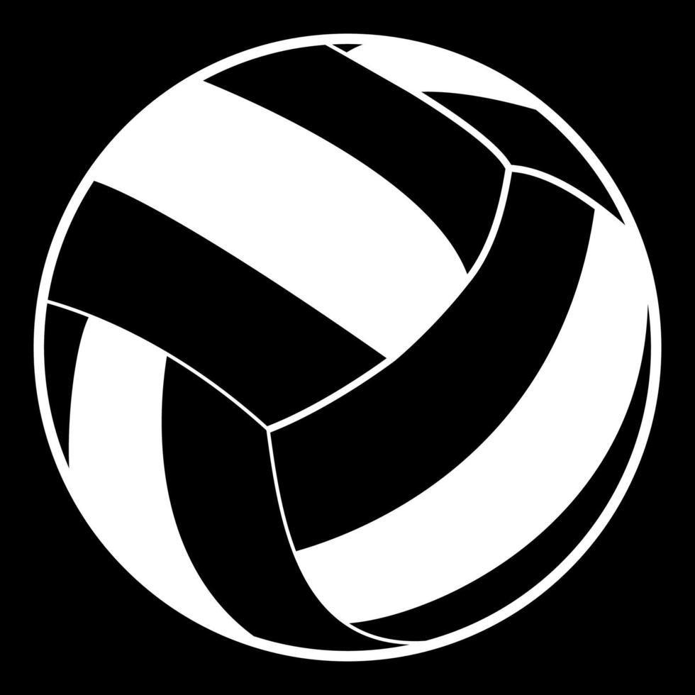 Volleyball ball white color icon . 5298286 Vector Art at Vecteezy