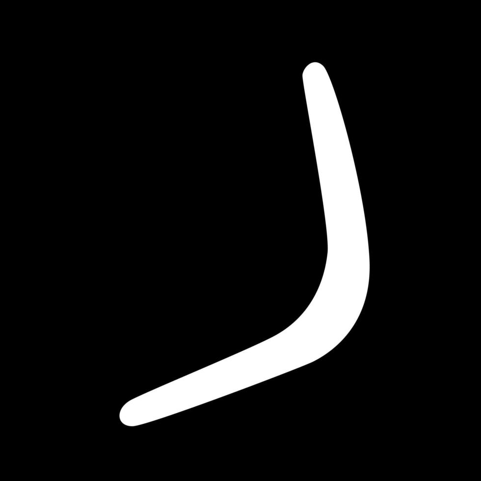 Boomerang it is icon . vector