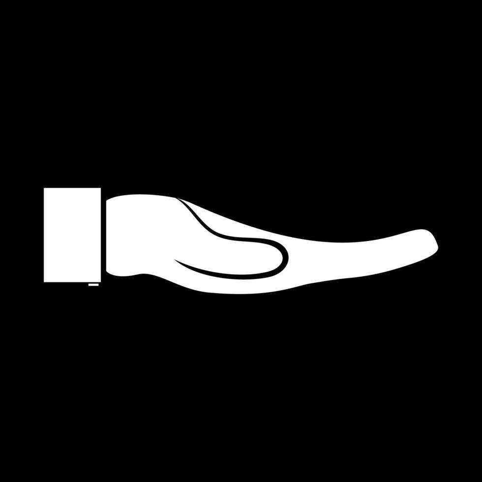 Hand it is icon . vector