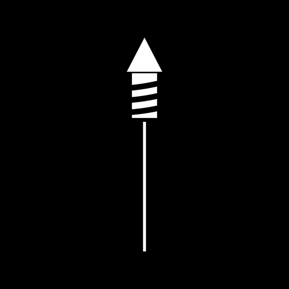 Rockets for fireworks it is icon . vector