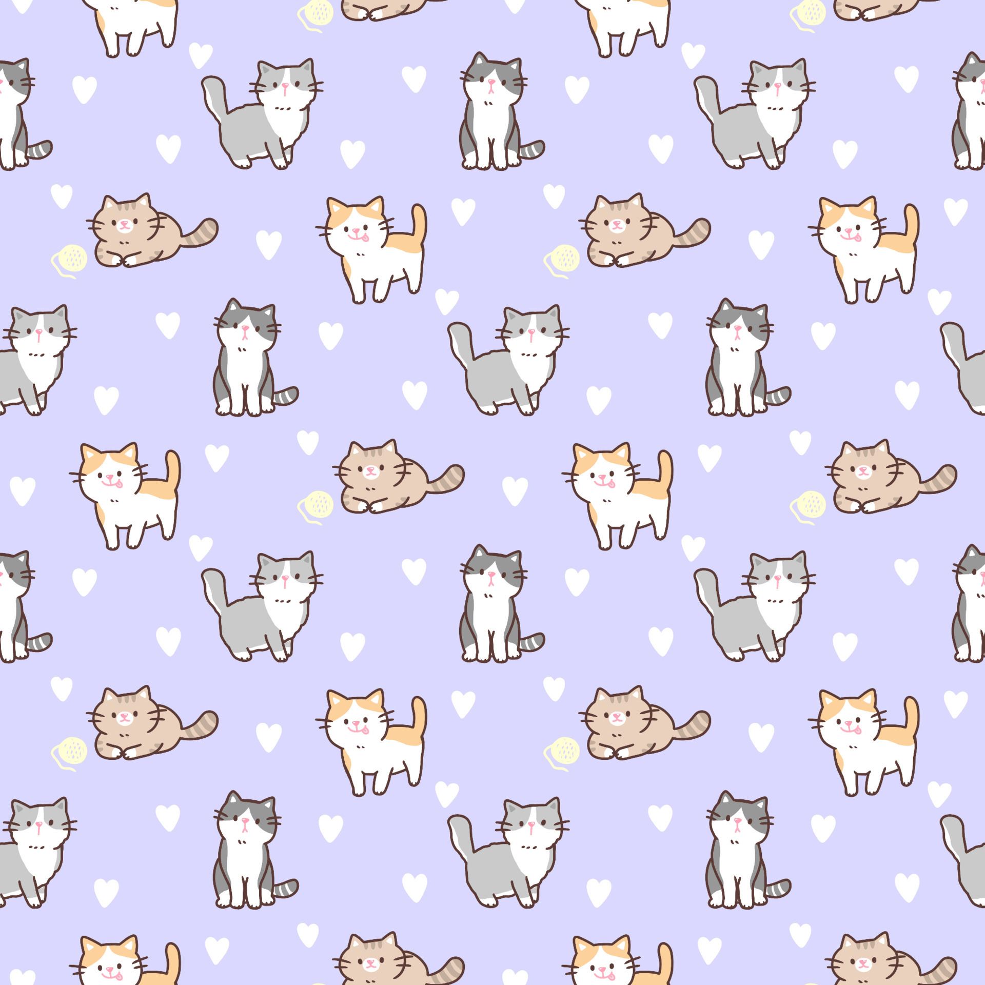 Cat Background Pattern