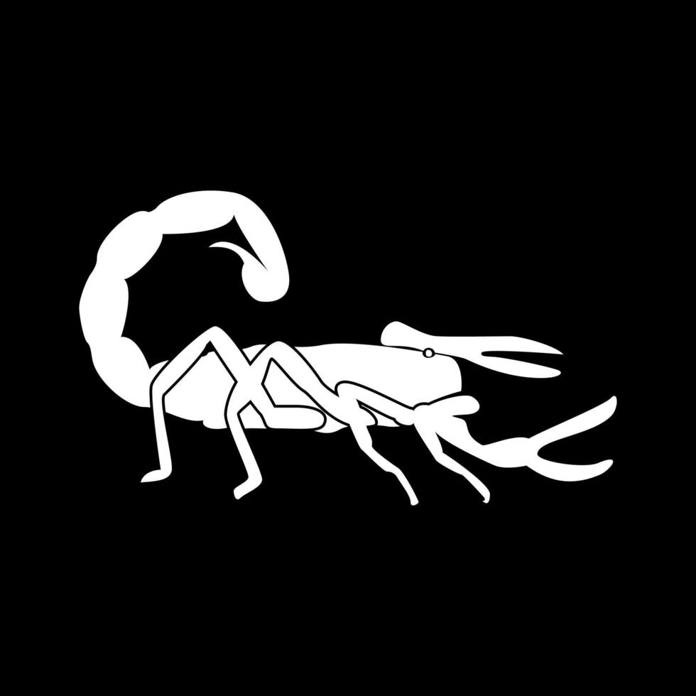 Scorpion it is icon . vector