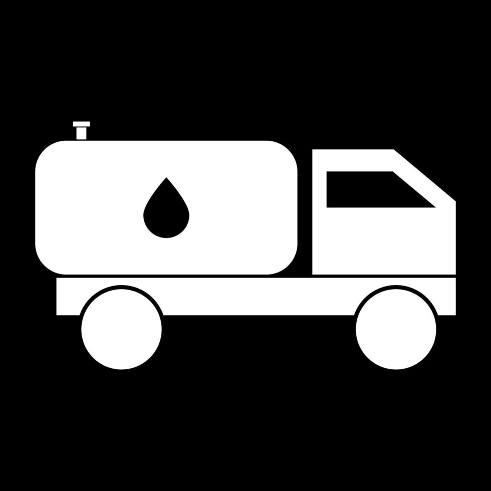 Cistern truck it is icon . vector