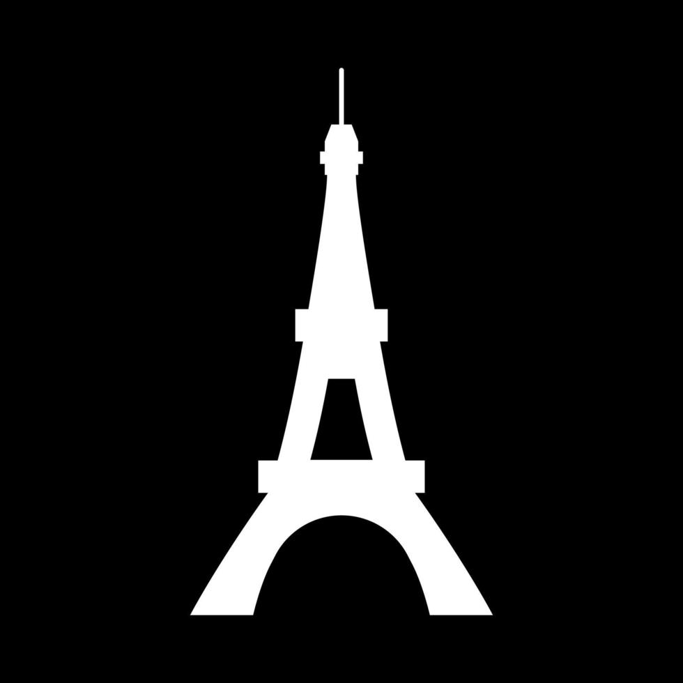 Eiffel Tower it is icon . vector