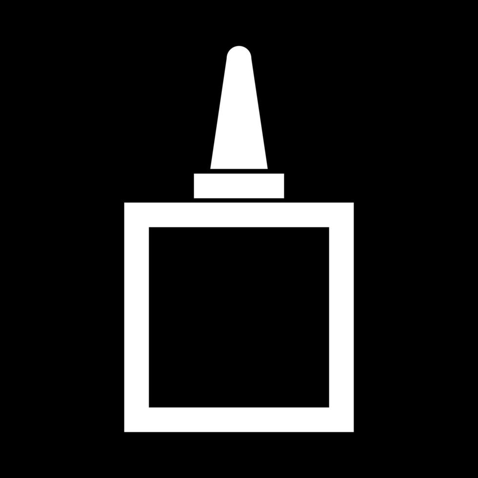 Glue it is white icon . vector