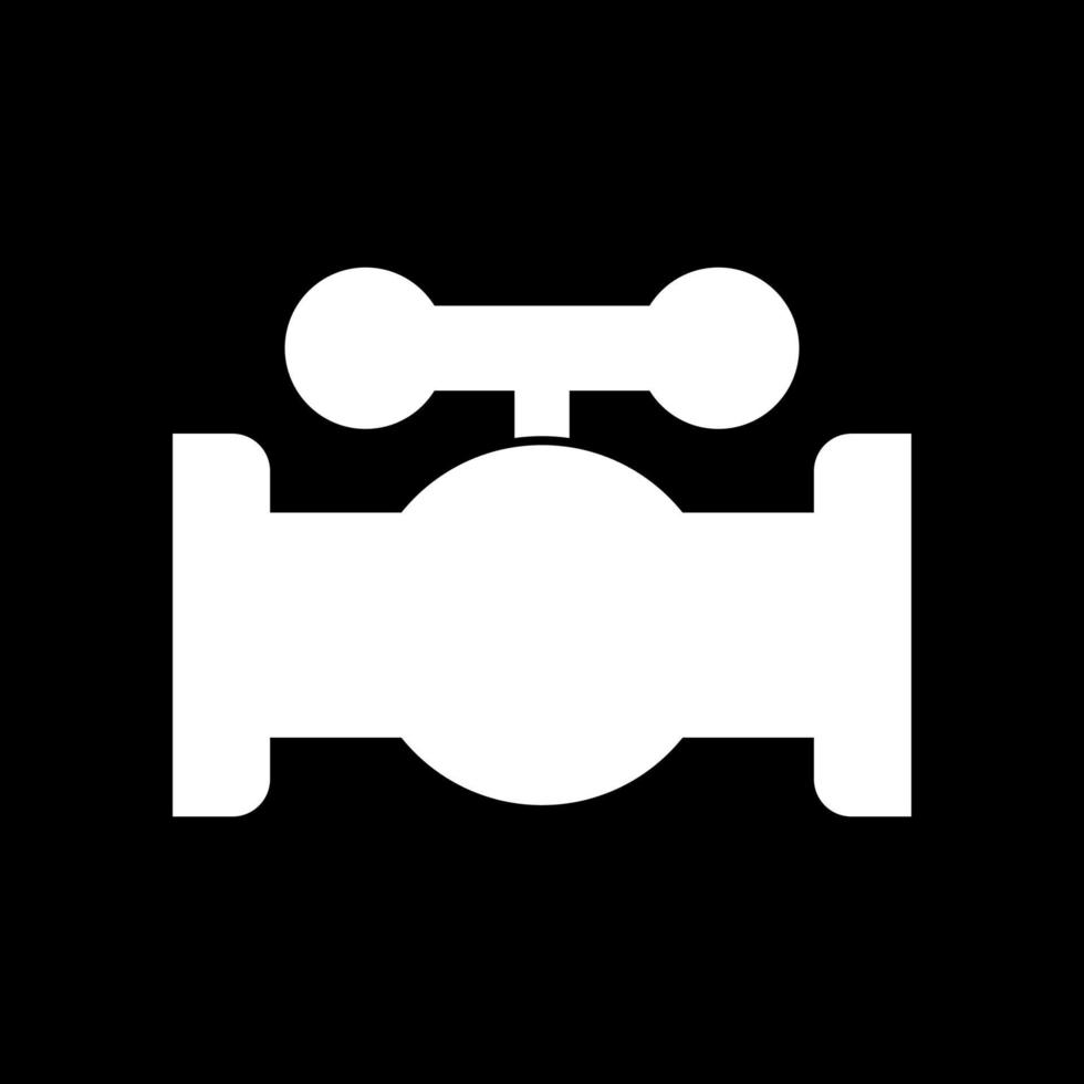 Valve it is white icon . vector
