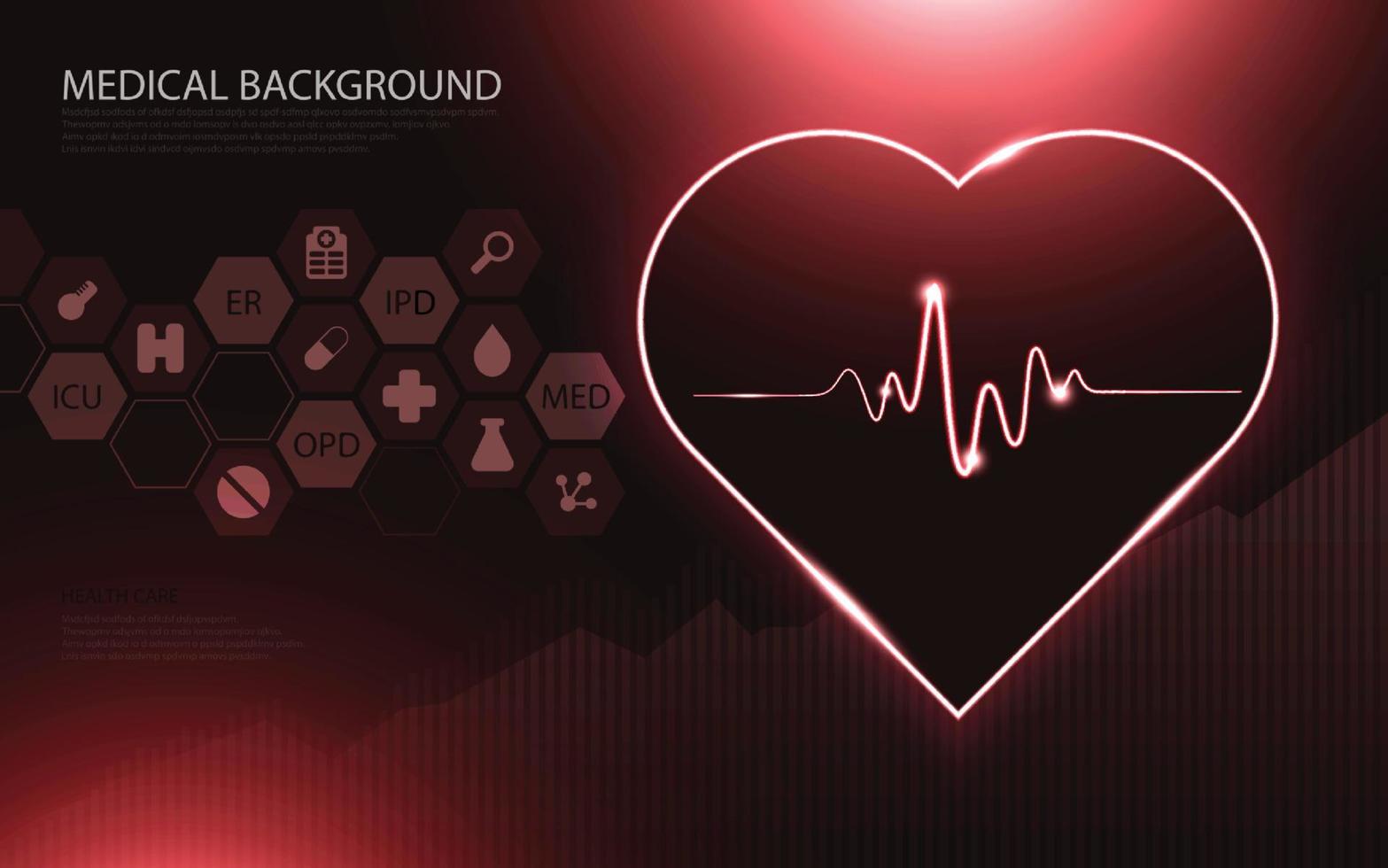 Modern medical technology and innovation concept. health care pattern medical innovation concept background design. vector