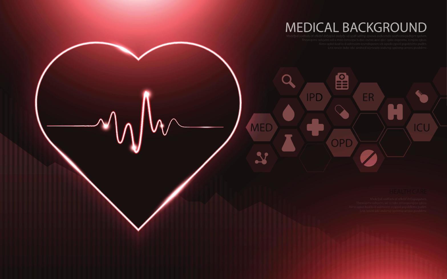 Modern medical technology and innovation concept. health care pattern medical innovation concept background design. vector