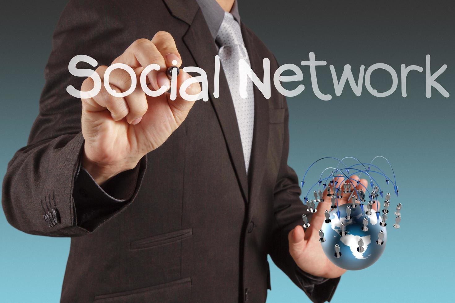 social network as concept photo